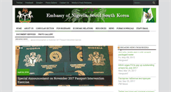 Desktop Screenshot of nigerianembassy.or.kr